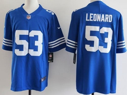 Indianapolis Colts #53 Darius Leonard Limited Blue Alternate Vapor Jersey