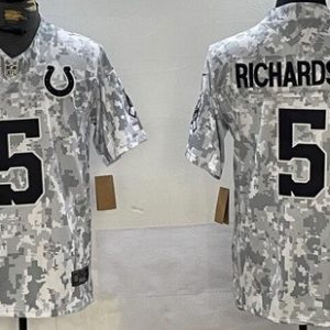 Indianapolis Colts #5 Anthony Richardson Limited Arctic Camo 2024 Salute to Service Jersey