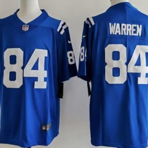 Indianapolis Colts #84 Tyler Warren Limited Blue Vapor Jersey
