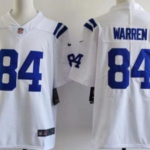 Indianapolis Colts #84 Tyler Warren Limited White Vapor Jersey