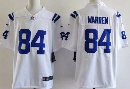 Indianapolis Colts #84 Tyler Warren Limited White Vapor Jersey