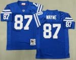 Indianapolis Colts #87 Reggie Wayne Blue 2006 Throwback Jersey