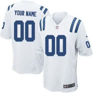 Indianapolis Colts Customized Game White Jersey