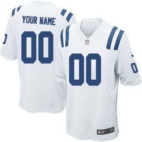 Indianapolis Colts Customized Game White Jersey