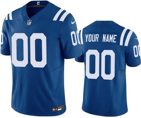 Indianapolis Colts Customized Limited Blue FUSE Vapor Jersey