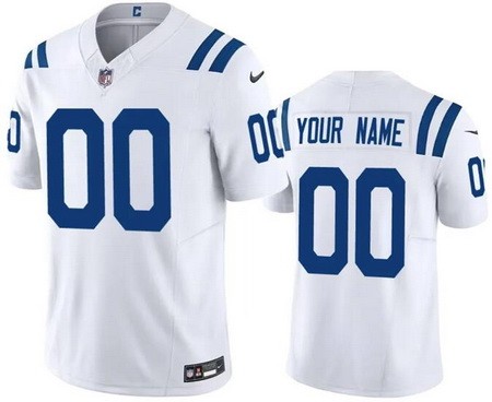 Indianapolis Colts Customized Limited White FUSE Vapor Jersey