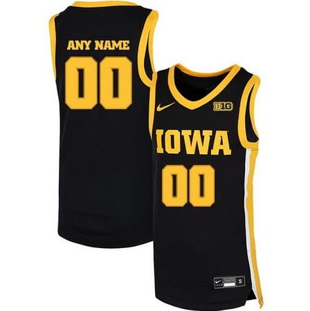 Iowa Hawkeyes Customized Black 2019 College Basketball Jersey