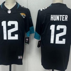 Jacksonville Jaguars #12 Travis Hunter Limited Black Vapor Jersey