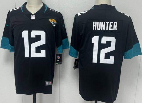 Jacksonville Jaguars #12 Travis Hunter Limited Black Vapor Jersey