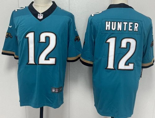 Jacksonville Jaguars #12 Travis Hunter Limited Green Throwback Vapor Jersey