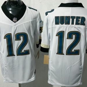 Jacksonville Jaguars #12 Travis Hunter Limited White Throwback FUSE Vapor Jersey