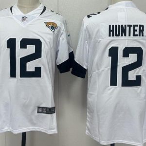 Jacksonville Jaguars #12 Travis Hunter Limited White Vapor Jersey