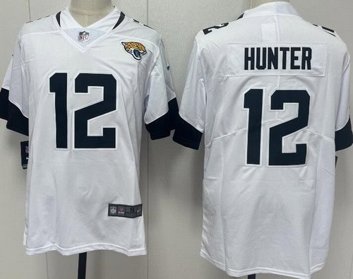 Jacksonville Jaguars #12 Travis Hunter Limited White Vapor Jersey