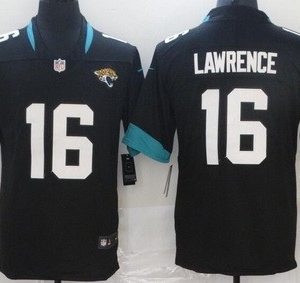 Jacksonville Jaguars #16 Trevor Lawrence Limited Black Vapor Untouchable Jersey