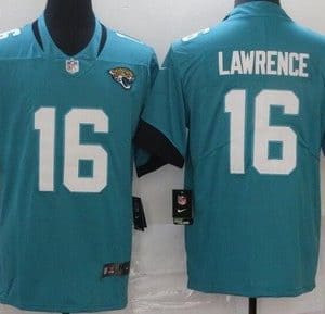 Jacksonville Jaguars #16 Trevor Lawrence Limited Green Vapor Untouchable Jersey