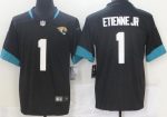 Jacksonville Jaguars #1 Travis Etienne Jr Limited Black Vapor Untouchable Jersey