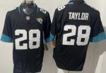 Jacksonville Jaguars #28 Fred Taylor Limited Black FUSE Vapor Jersey