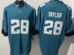 Jacksonville Jaguars #28 Fred Taylor Limited Teal Prowler FUSE Vapor Jersey