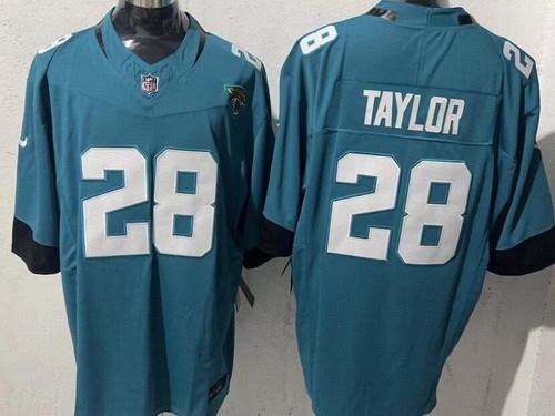 Jacksonville Jaguars #28 Fred Taylor Limited Teal Prowler FUSE Vapor Jersey