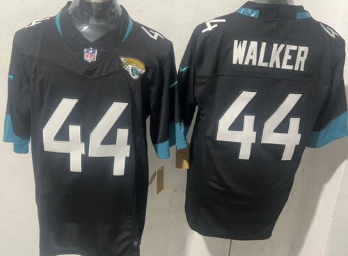 Jacksonville Jaguars #44 Travon Walker Limited Black FUSE Vapor Jersey