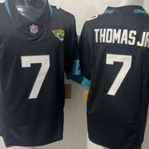 Jacksonville Jaguars #7 Brian Thomas Jr Limited Black FUSE Vapor Jersey