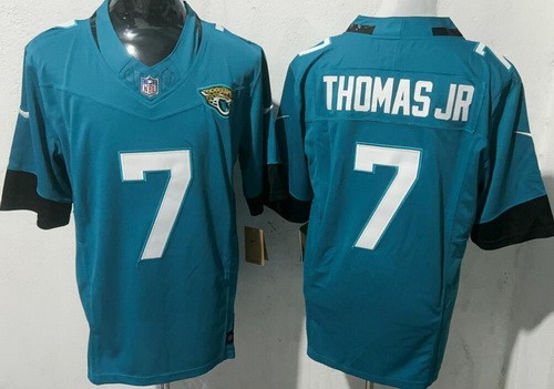 Jacksonville Jaguars #7 Brian Thomas Jr Limited Green FUSE Vapor Jersey