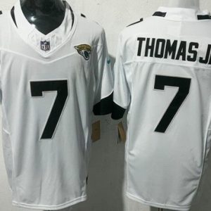 Jacksonville Jaguars #7 Brian Thomas Jr Limited White FUSE Vapor Jersey