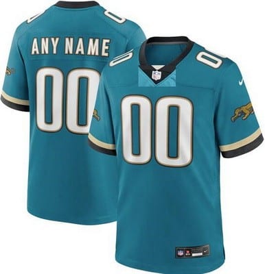 Jacksonville Jaguars Customized Limited Green Throwback Vapor Jersey