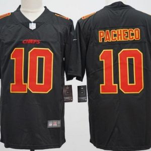 Kansas City Chiefs #10 Isiah Pacheco Limited Black Fashion Vapor Jersey