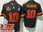 Kansas City Chiefs #10 Isiah Pacheco Limited Black Super Bowl LIX FUSE Vapor Jersey
