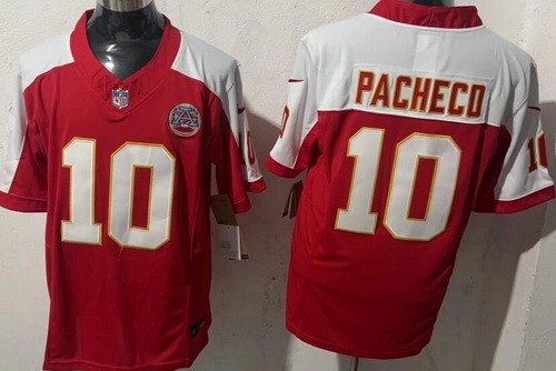 Kansas City Chiefs #10 Isiah Pacheco Limited Red Thanksgiving FUSE Vapor Jersey
