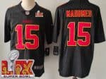 Kansas City Chiefs #15 Patrick Mahomes Limited Black Fashion Super Bowl LIX Vapor Jersey