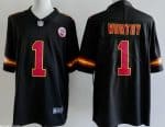 Kansas City Chiefs #1 Xavier Worthy Limited Black Vapor Jersey