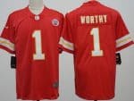 Kansas City Chiefs #1 Xavier Worthy Limited Red Vapor Jersey