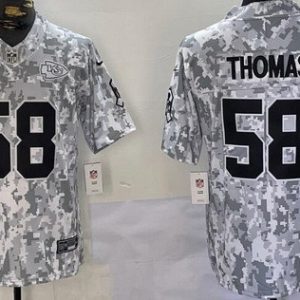 Kansas City Chiefs #58 Derrick Thomas Limited Arctic Camo 2024 Salute to Service Jersey