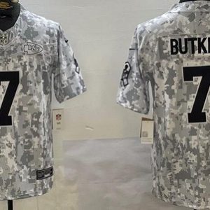 Kansas City Chiefs #7 Harrison Butker Limited Arctic Camo 2024 Salute to Service Jersey