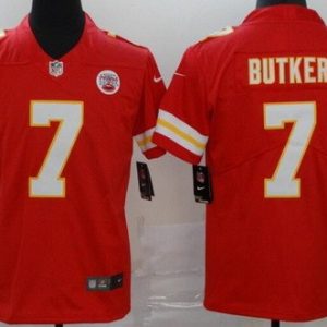 Kansas City Chiefs #7 Harrison Butker Limited Red Vapor Untouchable Jersey