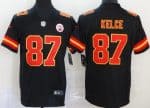 Kansas City Chiefs #87 Travis Kelce Limited Black Vapor Untouchable Jersey