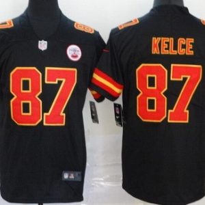 Kansas City Chiefs #87 Travis Kelce Limited Black Vapor Untouchable Jersey