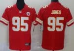 Kansas City Chiefs #95 Chris Jones Limited Red Vapor Untouchable Jersey