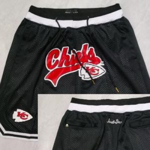 Kansas City Chiefs Black Just Don Shorts
