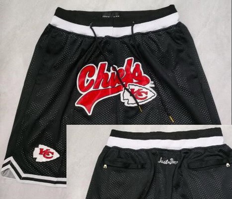 Kansas City Chiefs Black Just Don Shorts