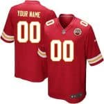 Kansas City Chiefs Customized Game Red Jersey
