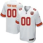 Kansas City Chiefs Customized Game White Jersey