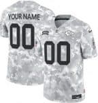 Kansas City Chiefs Customized Limited Arctic Camo 2024 Salute to Service Jersey