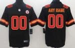 Kansas City Chiefs Customized Limited Black Vapor Jersey