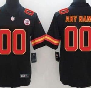 Kansas City Chiefs Customized Limited Black Vapor Jersey