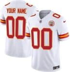 Kansas City Chiefs Customized Limited White FUSE Vapor Jersey