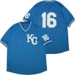 Kansas City Royals #16 Bo Jackson Blue Mesh Throwback Jersey