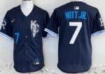 Kansas City Royals #7 Bobby Witt Jr Navy City Limited Jersey